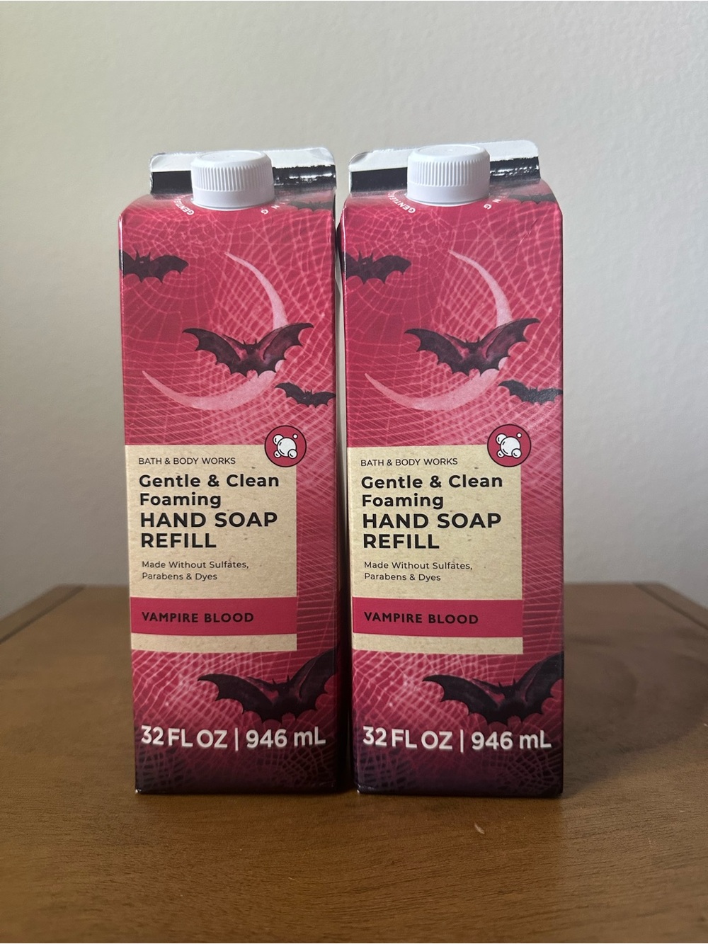 X2 Bath & Body Works VAMPIRE BLOOD Gentle & Clean Foaming Hand Soap Refills